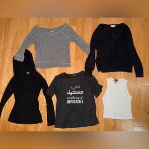 bundle of 5 tops